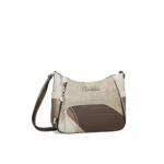 Бежова дамска чанта, здрава еко-кожа - удобство и стил за вашето ежедневие N 100025199