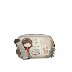 Бежова дамска чанта, здрава еко-кожа - удобство и стил за пролетта и лятото N 100025340