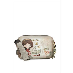 Бежова дамска чанта, здрава еко-кожа - удобство и стил за пролетта и лятото N 100025340