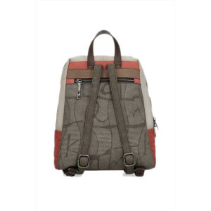 Бежова раница, здрава еко-кожа - удобство и стил за пролетта и лятото N 100025343