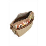 Бежова дамска чанта, здрава еко-кожа - удобство и стил за пролетта и лятото N 100025345