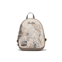 Бежова раница, здрава еко-кожа - удобство и стил за пролетта и лятото N 100025203