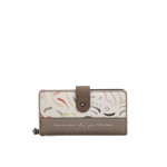 Бежова портмоне, здрава еко-кожа - удобство и стил за пролетта и лятото N 100025204