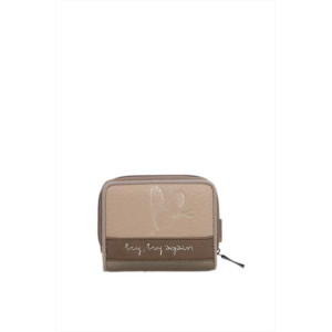 Бежова портмоне, здрава еко-кожа - удобство и стил за пролетта и лятото N 100025346