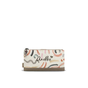 Бежова портмоне, здрава еко-кожа - удобство и стил за пролетта и лятото N 100025205