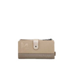 Бежова портмоне, здрава еко-кожа - удобство и стил за пролетта и лятото N 100025205