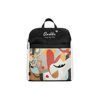 Черна раница, здрава еко-кожа - удобство и стил за пролетта и лятото N 100025211