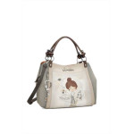 Бежова дамска чанта, здрава еко-кожа - удобство и стил за пролетта и лятото N 100025351