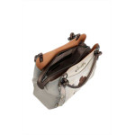 Бежова дамска чанта, здрава еко-кожа - удобство и стил за пролетта и лятото N 100025351