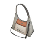 Бежова дамска чанта, здрава еко-кожа - удобство и стил за пролетта и лятото N 100025214