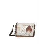 Бежова дамска чанта, здрава еко-кожа - удобство и стил за пролетта и лятото N 100025354