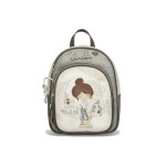 Сива раница, здрава еко-кожа - удобство и стил за пролетта и лятото N 100025217