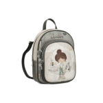 Сива раница, здрава еко-кожа - удобство и стил за пролетта и лятото N 100025217