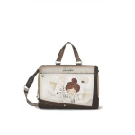 Бежова дамска чанта, здрава еко-кожа - удобство и стил за пролетта и лятото N 100025356