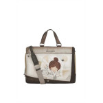 Бежова дамска чанта, здрава еко-кожа - удобство и стил за пролетта и лятото N 100025356