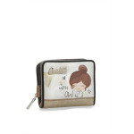 Бежова портмоне, здрава еко-кожа - удобство и стил за пролетта и лятото N 100025357