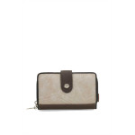 Бежова портмоне, здрава еко-кожа - удобство и стил за пролетта и лятото N 100025358