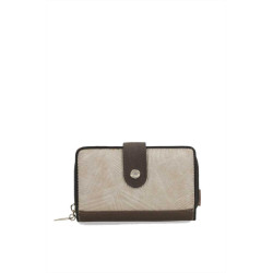 Бежова портмоне, здрава еко-кожа - удобство и стил за пролетта и лятото N 100025358