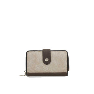 Бежова портмоне, здрава еко-кожа - удобство и стил за пролетта и лятото N 100025358