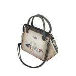 Бежова дамска чанта, здрава еко-кожа - удобство и стил за пролетта и лятото N 100025221