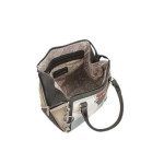 Бежова дамска чанта, здрава еко-кожа - удобство и стил за пролетта и лятото N 100025221