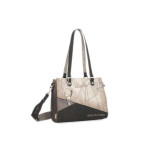 Кафява дамска чанта, здрава еко-кожа - удобство и стил за пролетта и лятото N 100025223