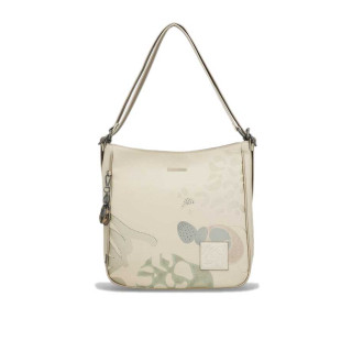 Бежова дамска чанта, здрава еко-кожа - удобство и стил за пролетта и лятото N 100025232