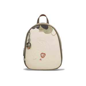 Бежова раница, здрава еко-кожа - удобство и стил за пролетта и лятото N 100025233