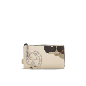 Бежова портмоне, здрава еко-кожа - удобство и стил за пролетта и лятото N 100025236