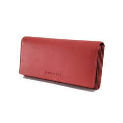 Червено портмоне, естествена кожа -   N 100025177