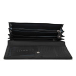 Черно портмоне, естествена кожа -   N 100025178