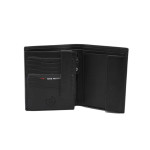 Черно портмоне, естествена кожа -   N 100025183