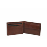 Кафяво портмоне, естествена кожа - N 100025188 Кафяво портмоне, естествена кожа - N 100025188