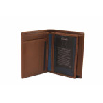 Кафяво портмоне, естествена кожа - N 100025192 Кафяво портмоне, естествена кожа - N 100025192