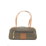 Кафява дамска чанта, здрава еко-кожа - ежедневна за пролетта и лятото N 100025240