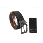 Черен двулицев колан, естествена кожа - елегантен колан за целогодишно ползване N 100025335