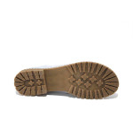 Бели дамски обувки с равна подметка, естествена кожа перфорирана - всекидневни обувки за пролетта и лятото N 100025327