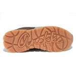 Зелени дамски маратонки, естествена кожа - удобство и стил за пролетта и лятото N 100025381