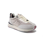 Бели дамски маратонки, естествена кожа и еко-кожа - спортни обувки за пролетта и лятото N 100025243