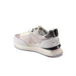 Бели дамски маратонки, естествена кожа и еко-кожа - спортни обувки за пролетта и лятото N 100025243