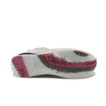 Бели дамски маратонки, естествена кожа и еко-кожа - спортни обувки за пролетта и лятото N 100025243