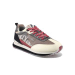 Розови дамски маратонки, естествена кожа и еко-кожа - спортни обувки за пролетта и лятото N 100025244