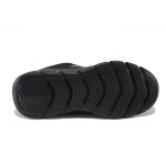 Черни мъжки маратонки, текстилна материя - всекидневни обувки за пролетта и лятото N 100025272