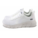 Бели дамски маратонки, текстилна материя - спортни обувки за пролетта и лятото N 100025318