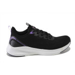 Черни дамски маратонки, текстилна материя - всекидневни обувки за пролетта и лятото N 100025386