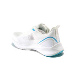 Бели дамски маратонки, текстилна материя - спортни обувки за пролетта и лятото N 100025387