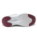 Бели дамски маратонки, текстилна материя - спортни обувки за пролетта и лятото N 100025388