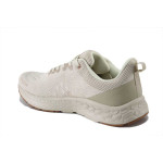 Бежови мъжки маратонки, текстилна материя - ежедневни обувки за пролетта и лятото N 100025397