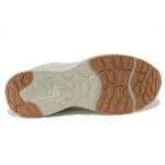 Бежови мъжки маратонки, текстилна материя - ежедневни обувки за пролетта и лятото N 100025397