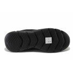 Черни спортни дамски обувки, текстилна материя - спортни обувки за пролетта и лятото N 100025527